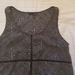 Black and Gray Blouse | Size XS